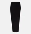 Rick Owens Sacriskirt Maxi Skirt In Black