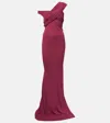 Rick Owens Sahara Asymmetric Gown In White