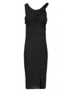 Rick Owens Draped Midi Dress