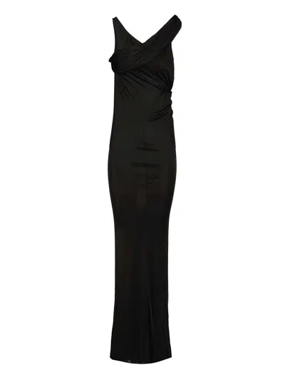 Rick Owens Sahara Gown Dresses Black