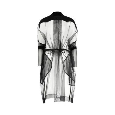 Pre-owned Rick Owens Sail Coat 'black' | Women's Size 38