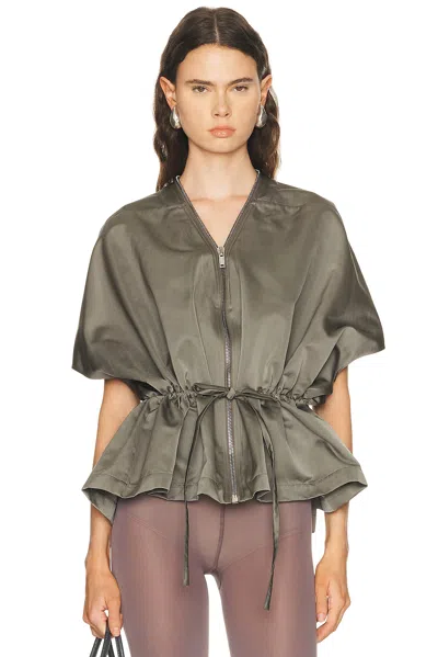 Rick Owens Sail Jacket In Green