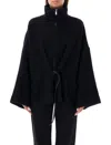Rick Owens Sail Fleece Jacket In Black