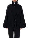 Rick Owens Sail Fleece Jacket In Black