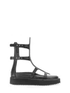 Rick Owens Woman Sandals Black Size 10 Soft Leather