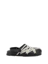 Rick Owens Megalaced Mule Shark Tooth Sole In Black