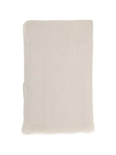 Rick Owens Sandy Fringed Scarf In Brown