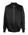 Rick Owens Man Jacket Black Size 38 Cotton, Silk, Virgin Wool In Black