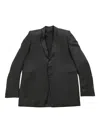 Rick Owens Satin-finish Blazer In Black