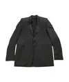 Rick Owens Satin-finish Blazer In Black