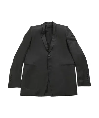 RICK OWENS SATIN-FINISH BLAZER