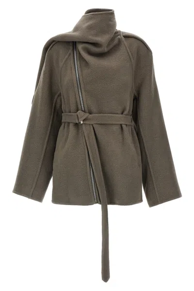 RICK OWENS 'SCARF FLIGHT' COAT
