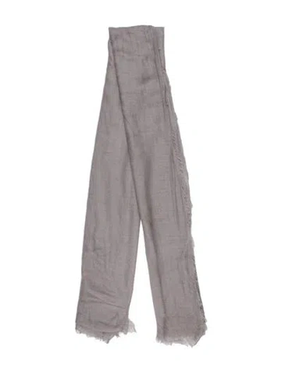 Pre-owned Rick Owens Scarf In Grey