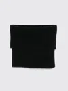 Rick Owens Ribbed Scarf In Black