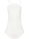 Rick Owens Geripptes Scorpio Tanktop In White