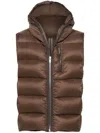 Rick Owens Brown Sealed Down Vest In 褐色