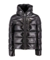 Rick Owens Hooded Down Puffer Jacket In Black
