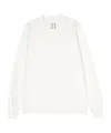 Rick Owens Seam-detail Cotton Sweatshirt In White