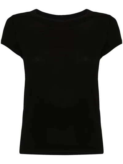 Rick Owens Klassisches T-shirt In Black