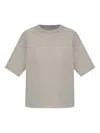 Rick Owens Seam-detail T-shirt In Neutral