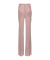 Rick Owens Seam-detailed Flared Trousers In Pink