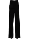 Rick Owens Seam-detailed Wide Trousers In Black