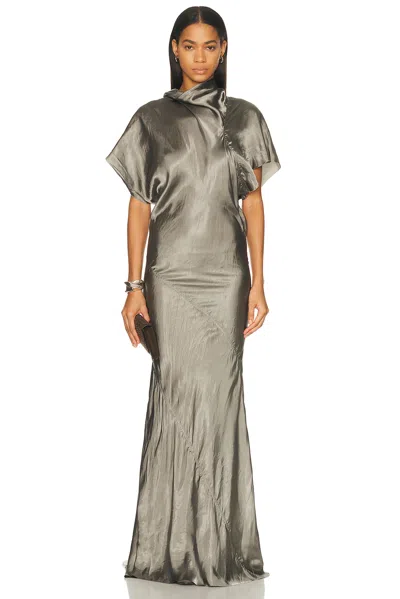 Rick Owens Seb Gown In Gray