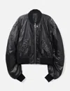 Rick Owens Secchia Flight Jacket In Black