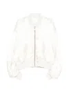 Rick Owens Secchia Flight Jacket In White