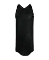 Rick Owens Semi-sheer Cotton Tank Top In Black
