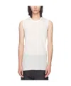 Rick Owens Sleeveless Top With Gradient Effect And Relaxed Fit In White