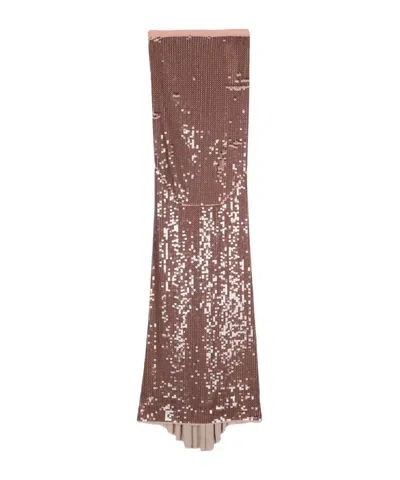 Rick Owens Sequin-design Mermaid Maxi Skirt