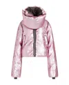 Rick Owens Sequin Funnel Neck Down Jacket In Multicolor