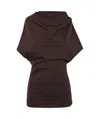 Rick Owens Draped Short-sleeved Top In Black