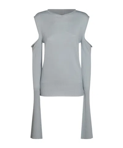 RICK OWENS RICK OWENS CAPE SLEEVE KNITTED TOP