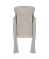 Rick Owens Woman Sweater Beige Size L Cotton In Nude