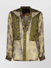 Rick Owens Sheer Fabric Long Sleeves Shirt With Pocket