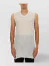 Rick Owens Sleeveless Top With Gradient Effect And Relaxed Fit In White