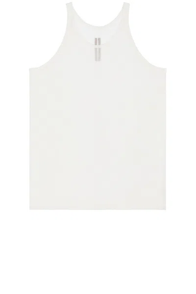 Rick Owens Sheer Tank In Milk