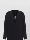 Rick Owens 'sheer V-neck Cuffed Sleeve Shirt'