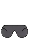 Rick Owens Shield Sunglasses In Black