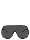Rick Owens Shield Sunglasses In Black