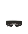 Rick Owens Shield Sunglasses In Black