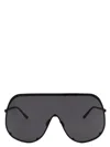 Rick Owens Shield Sunglasses In Black