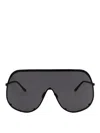 Rick Owens Shield Sunglasses In Negro