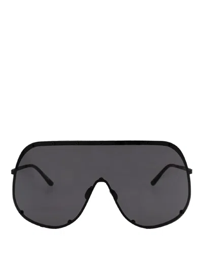 Rick Owens Shield Sunglasses In Negro