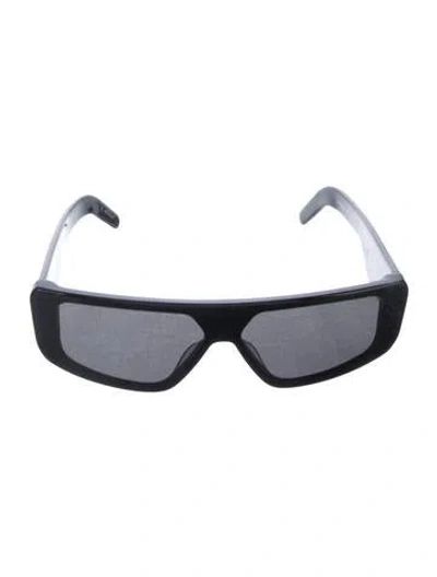 Pre-owned Rick Owens Shield Tinted Sunglasses In Grey
