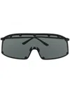 Rick Owens Shielding Sunglasses In Black
