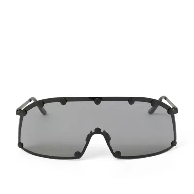 Rick Owens Shielding Sunglasses In Black