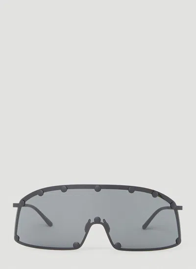 Rick Owens Shielding Sunglasses In Black